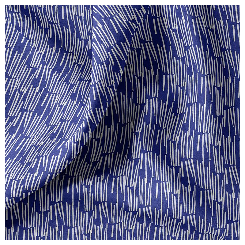 Printed Cotton LEKKER Blue / White